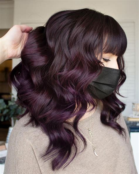 40 Plum Hair Color Designs | Hair color plum, Plum hair, Long hair styles