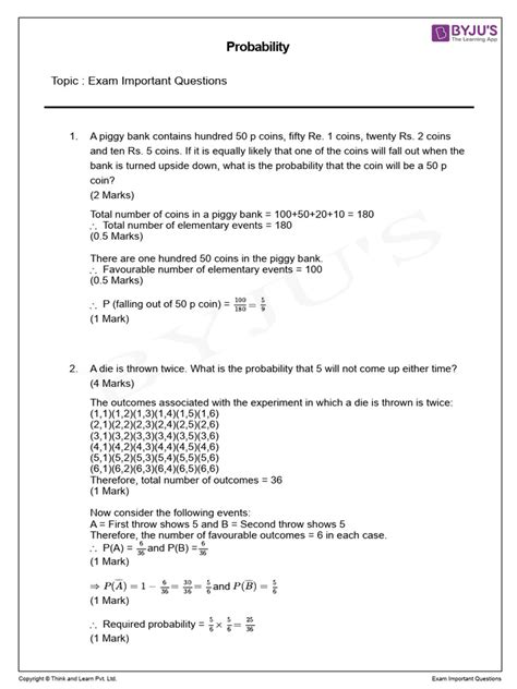 Probability Theory Questions 的图像结果
