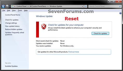 Reset Windows Update Manually 的图像结果
