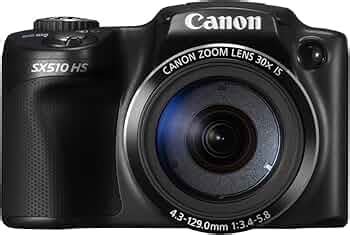 Canon PowerShot SX510 12.1MP Point and Shoot Camera (Black) with 30x ...