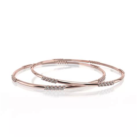 Diamond Bangles For Women | EF-IF Diamond Jewellery