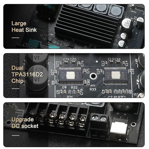 DAJUNGUO ZK-TB21 Power Amplifier Board Bluetooth5.1 TPA3116 India | Ubuy