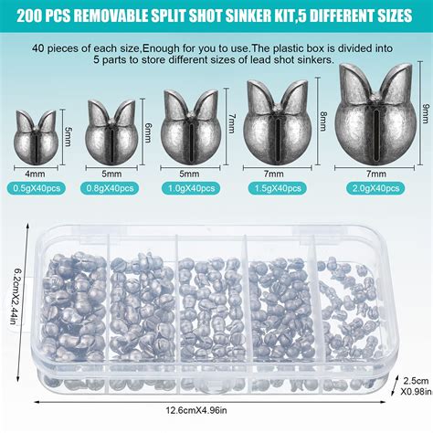 Split Shot Size Weight Chart Mastering The Everyday Split Shot Rig: