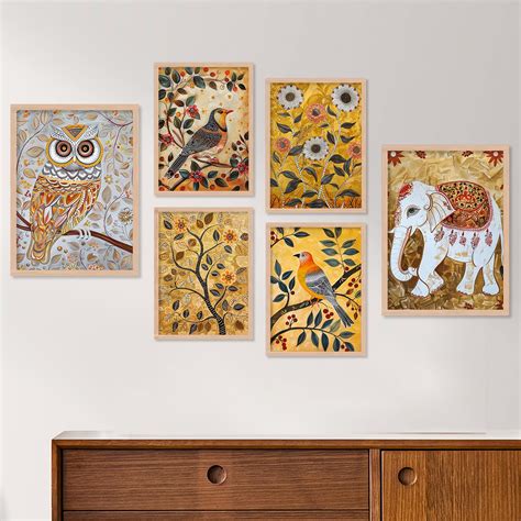 ARTELLY Madhubani Paintings For Wall Decoration - Framed Traditional ...