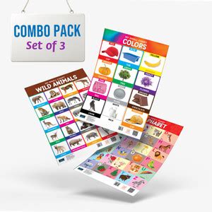 Bookford Publications My small chart Alphabet+Wild Animals & Colors ...