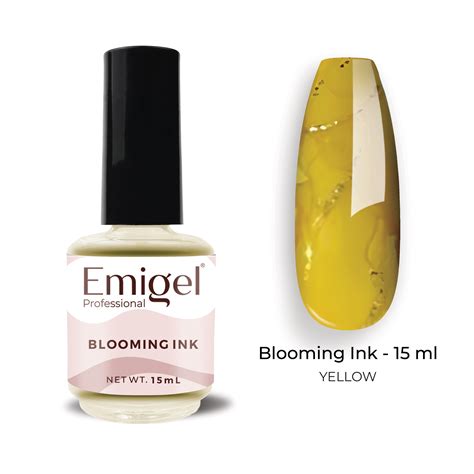Emigel - Blooming Ink - Yellow – Emigel Professional - Nail Art ...