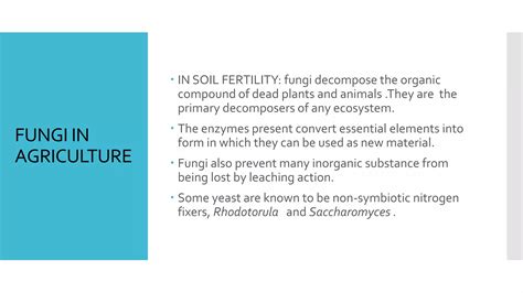 Economic Importance of fungi | PPTX