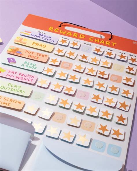 Qwirk Store Reward Chart - Detachable & Motivational System for Kids ...