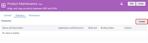 Step 1: Create a Maintenance View