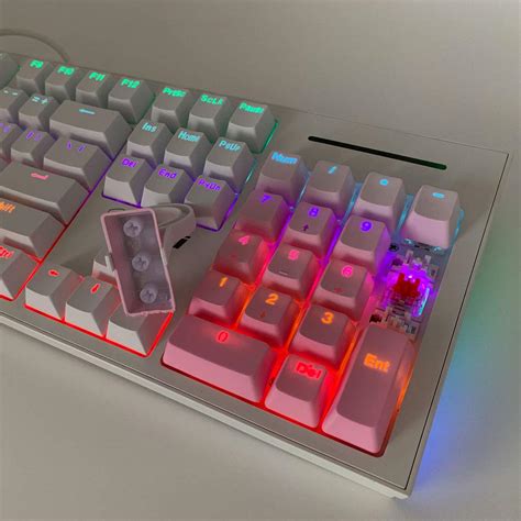 PBT Doubleshot OEM Profile Keycaps, 17 Keys Numpad Keycaps, Compatible ...