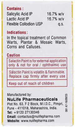 Salactin Paint – Wart Treatment | Buy Online