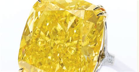 100 carats Graff Yellow Diamond Sold for $16 Million! ~ Jewelove