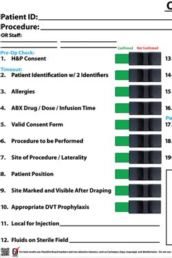 Image result for Operating Room Time Out Sign
