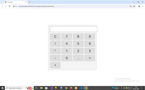 Image result for Coding for Calculator in HTML