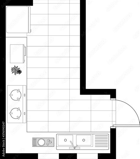 Image result for SmartDraw Kitchen Layout