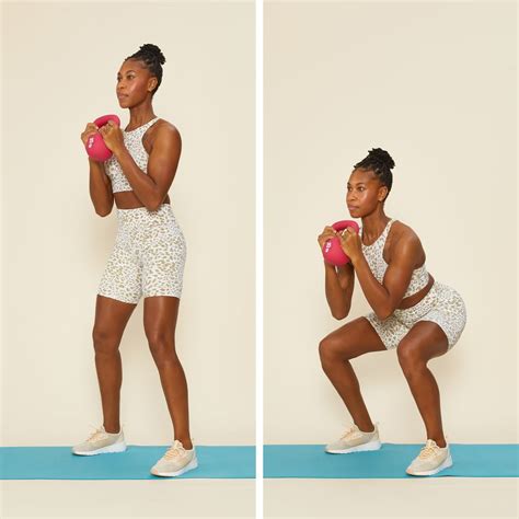 Goblet Squat | The 6 Best Kettlebell Exercises to Work Your Glutes ...