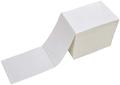 Immuson Fanfold 4 x 6 Direct Thermal Shipping Labels with Perforations ...