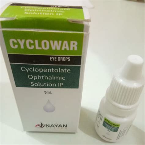 Cyclowar - Cyclopentolate Ophthalmic Solution IP - Arlak Biotech