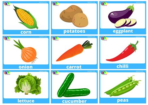 Vegetables - Ezpzlearn.com
