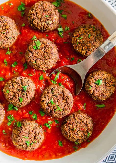 Italian Black Bean Meatballs - Vegan/Gluten-Free Meatball Recipe
