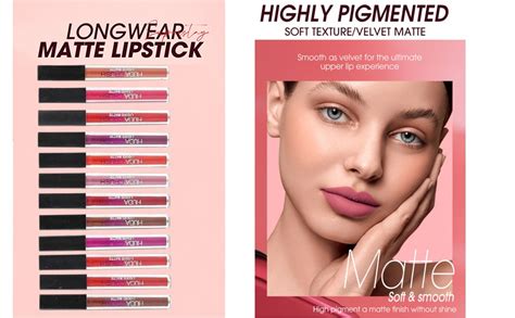 Buy HUDACRUSH Huda Crush Beauty Pack Of 12Pcs Matte Liquid Lipstick ...