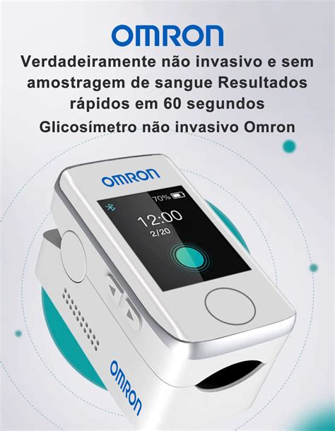 Medidor de Glicose Glucomax no Sangue Não Invasivo OMRON (garantia de – SAÚDE LUSITANA