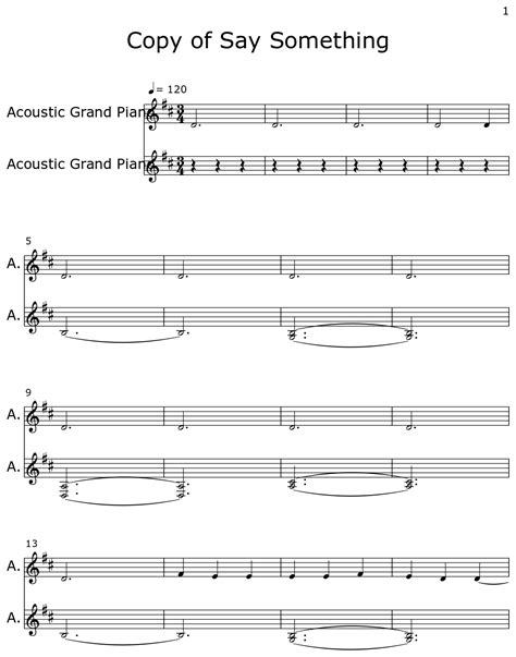 Image result for Say Something Piano Tutorial