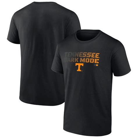 Men's Fanatics Branded Black Tennessee Volunteers Dark Mode Hometown ...