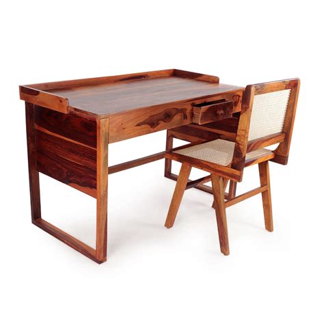 Buy ExclusiveLane 'Ganymede' Sheesham Wooden Handcrafted Study Table ...