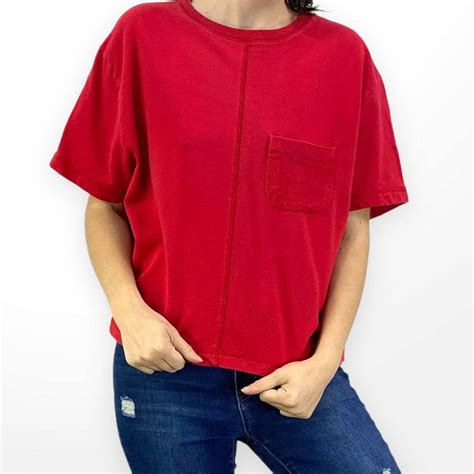 Women's Red T-shirt | Depop