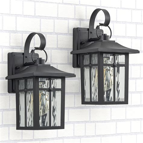 Lawyettle 2 Pack Dusk to Dawn Outdoor Wall Lights, Exterior Light ...
