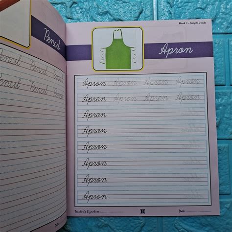 Cursive Writing - 3 Simple Words – We Are Turners