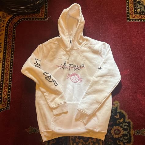 lil peep hoodie Size small - Depop