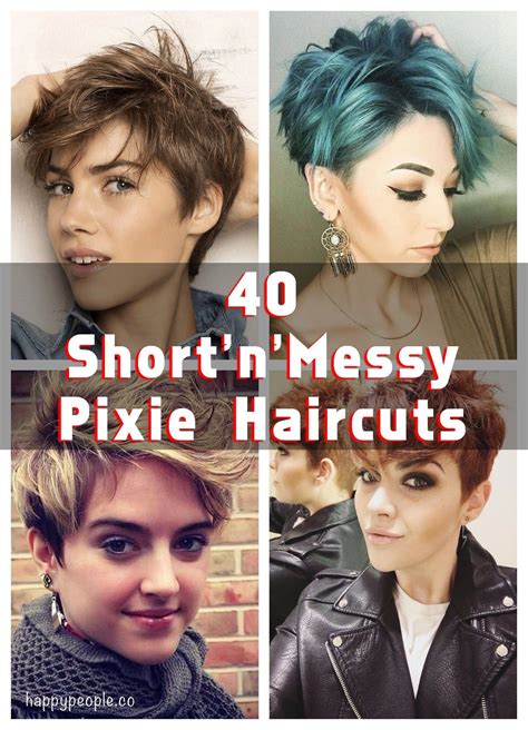 11+ Ideal Short Pixie Hairstyles Messy Cut