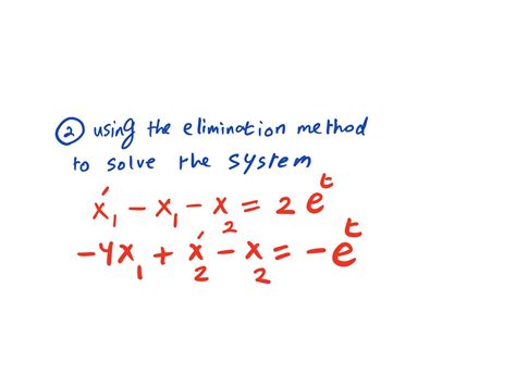 Using the Elimination Method in Mat 的图像结果