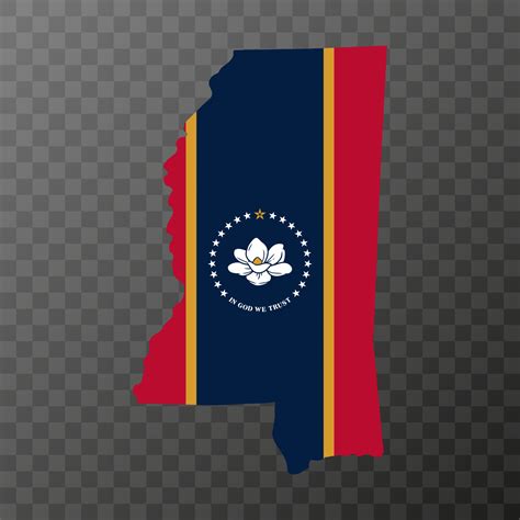 Mississippi state flag. Vector illustration. 13430927 Vector Art at ...