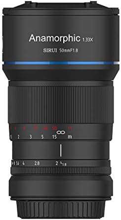SIRUI 50mm f1.8 Anamorphic Lens 1.33x (Black) : Amazon.in: Electronics