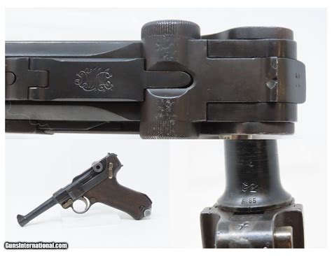 IMPERIAL GERMAN ARMY REWORK DWM 9x19mm P.08 LUGER WORLD WAR I II Weimar ...