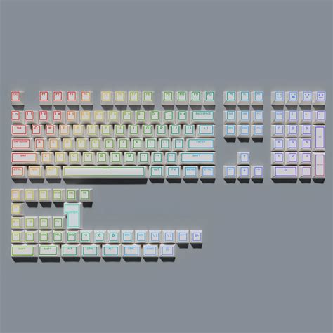 Top Backlit Glintrix Cherry PBT Keycaps – CuriosityCaps
