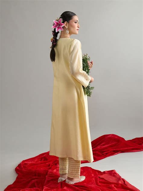 Yellow gota jacket set – Anantaalife