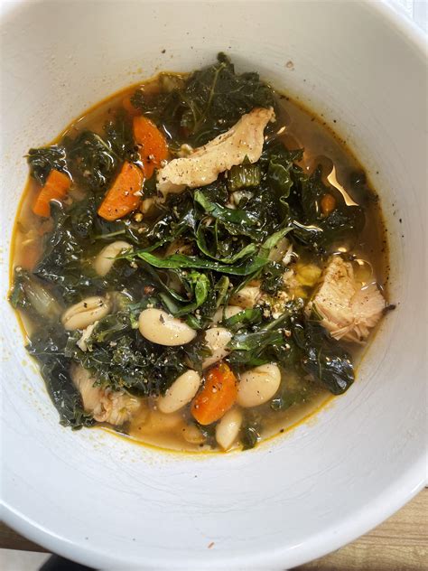 Chicken Kale Soup : r/decentfoodporn