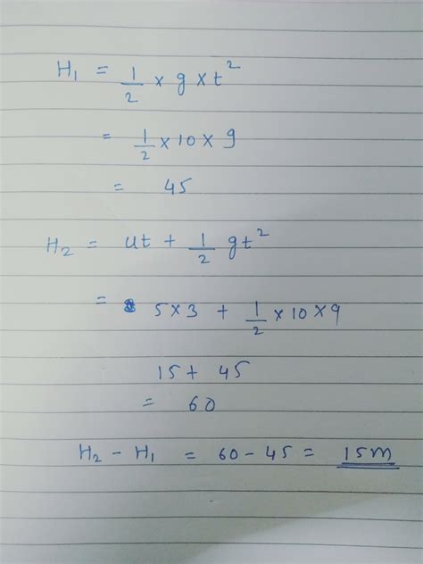 A Body is dropped from a certain height h ( h is very large) and second ...