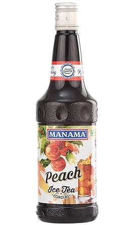 Manama Ice Tea Peach Flavoured Syrup (750ML) : Amazon.in: Grocery ...
