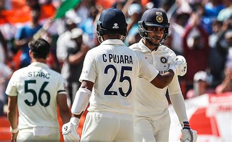 IND vs AUS 4th Test: Gill scores half-century, India reach 129/1 after ...