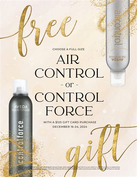 FREE Air Control or Control Force with Gift Card Purchase! — Casal ...