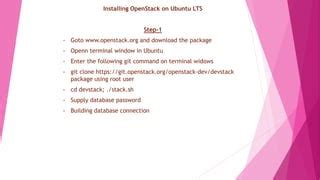 Installing OpenStack 的图像结果