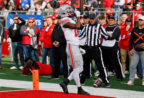 Ohio State wide receiver Marvin Harrison Jr. sets school record during ...