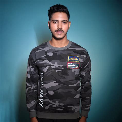 Indian Naval Aviation: Aviator Camo Sweatshirt – A47