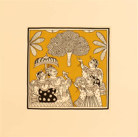 Royal Couples: Phad Painting | Indian Folk Artwork | for Sale