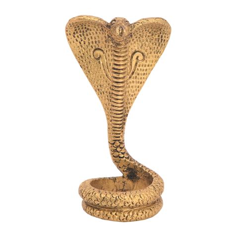 Buy Bharat Haat Brass Snake for Shivling Naagdev/Naag Idol for Pooja ...